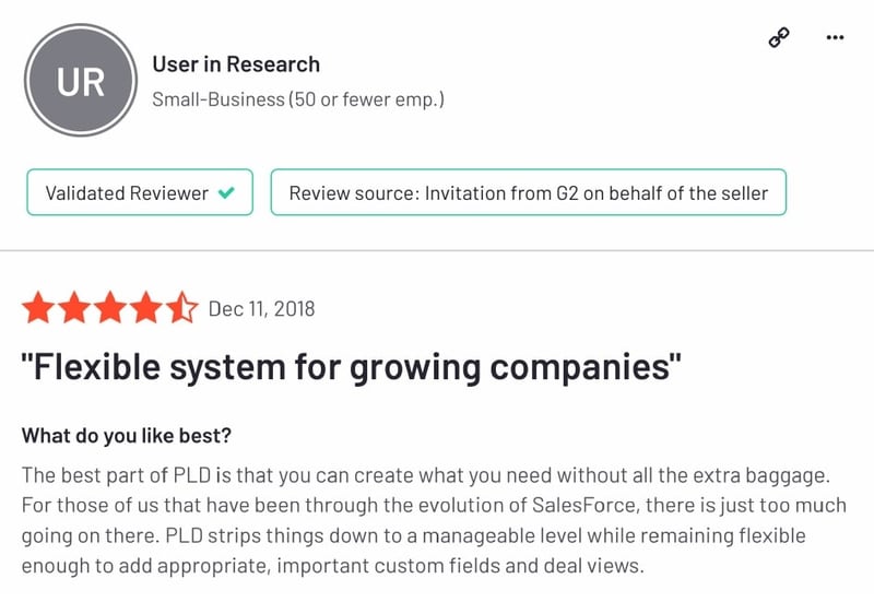 g2 review user in research 100 min p 800