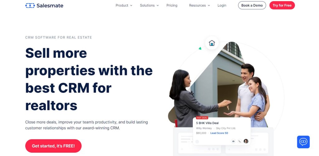 Salesmate- Best CRM for Real Estate Marketing