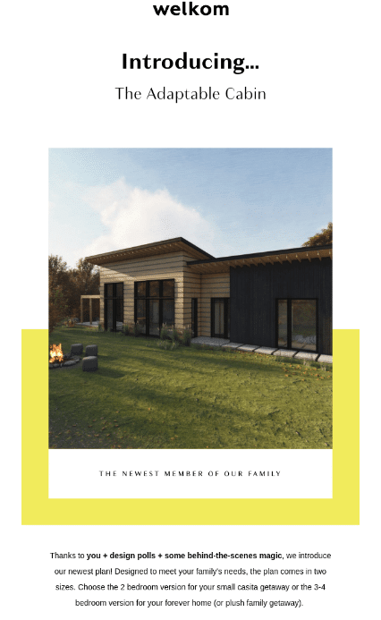 an example email for construction companies