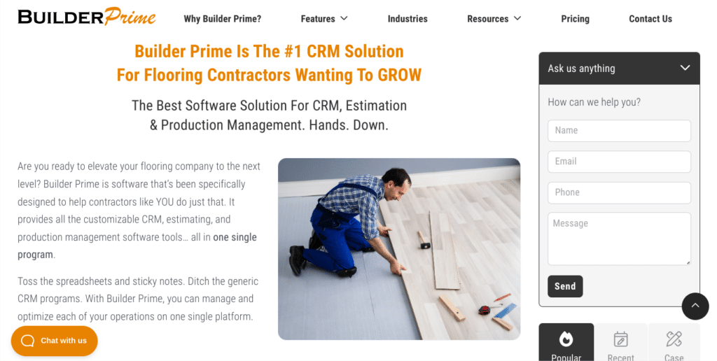 Builder Prime- Best CRM for Estimation and Product Management