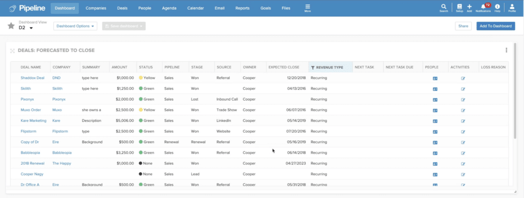 Customizable Lead Management - Pipeline CRM