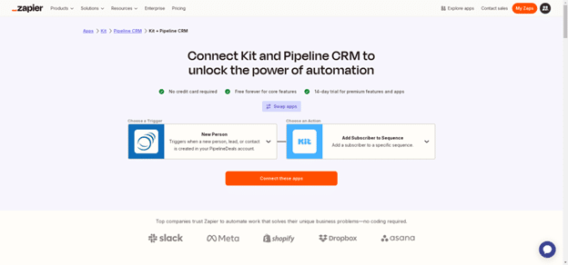 Add new Pipeline CRM contacts to segmented email lists in Kit