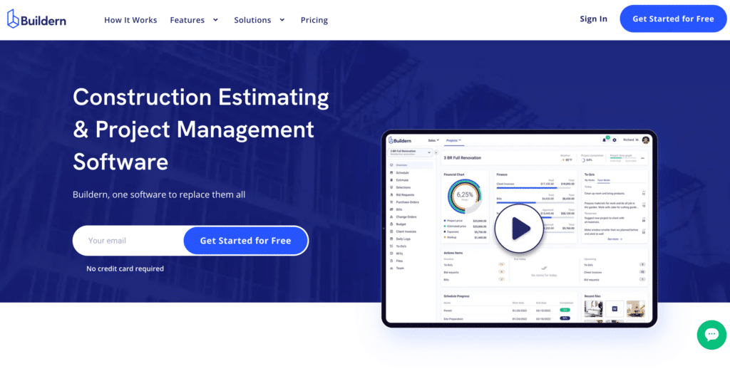 buildern CRM - best construction CRM list by Pipeline CRM