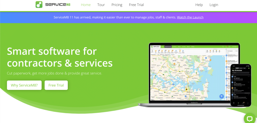 Service M8: Landscape CRM Software for Easy Dispatching
