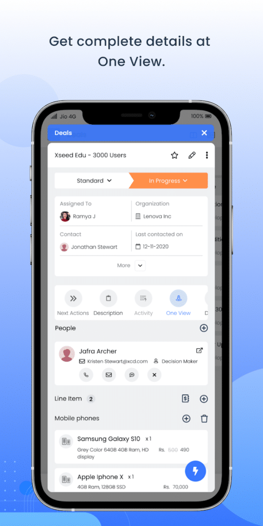VTiger CRM: Best Generalist Mobile CRM 