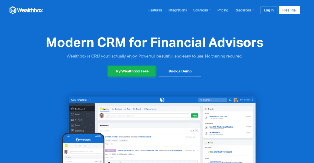 Wealthbox- Best CRM for Financial Business Services